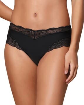Mid-Rise Lace Briefs-image-22