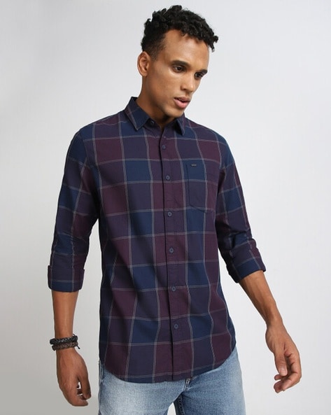 Lee Checked Slim Fit Shirt