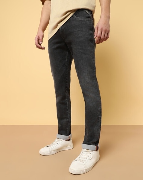 Wrangler Slim Men Grey Jeans - Buy Wrangler Slim Men Grey Jeans Online at  Best Prices in India