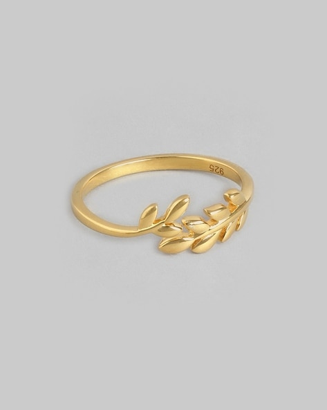 Cute Olive Maple Leaf Thumb Ring Gold And Silver Feather Vine Thumb Ring  For Women From Jackhon, $7.64 | DHgate.Com