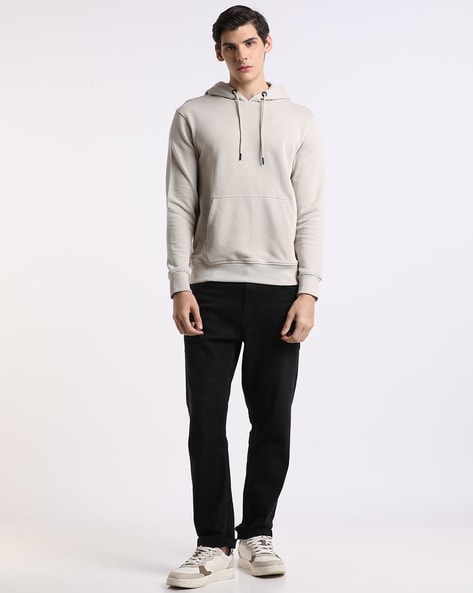 Regular Fit Hoodie with Kangaroo Pockets