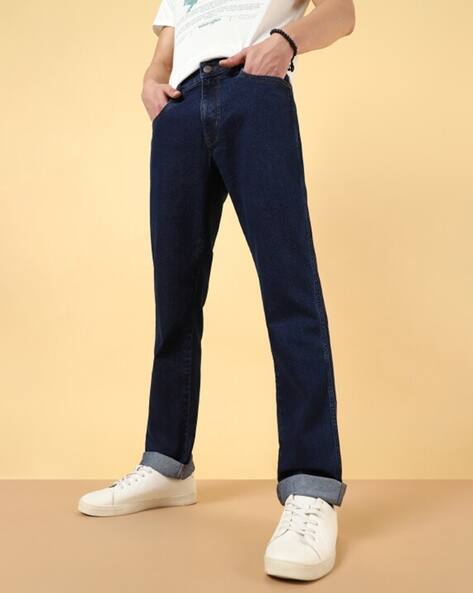 Men Mid-Rise Straight Fit Jeans
