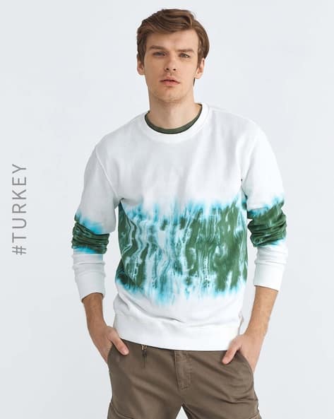 Crewneck Sweatshirt Cheap Tie Dye Sweatshirts Bulk Tie Dye
