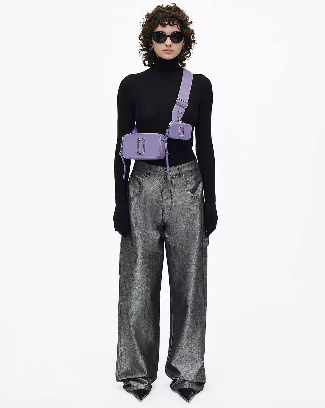 Buy MARC JACOBS The Snapshot Crossbody Bag | Lavender Color 