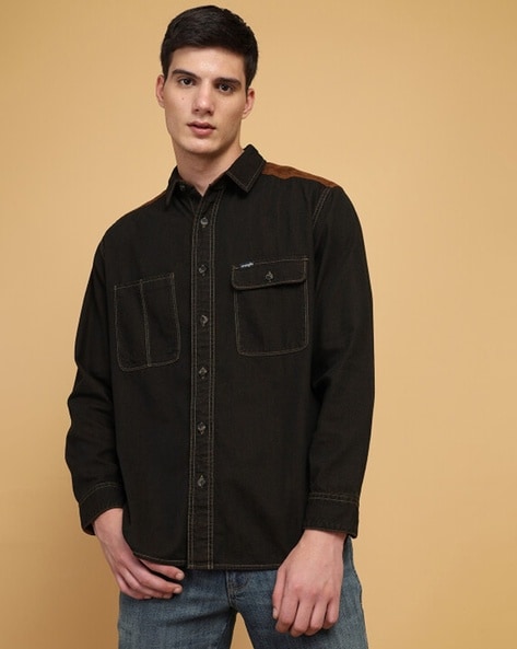 Long-Sleeved Denim Shirt | Stetson-calidas.vn