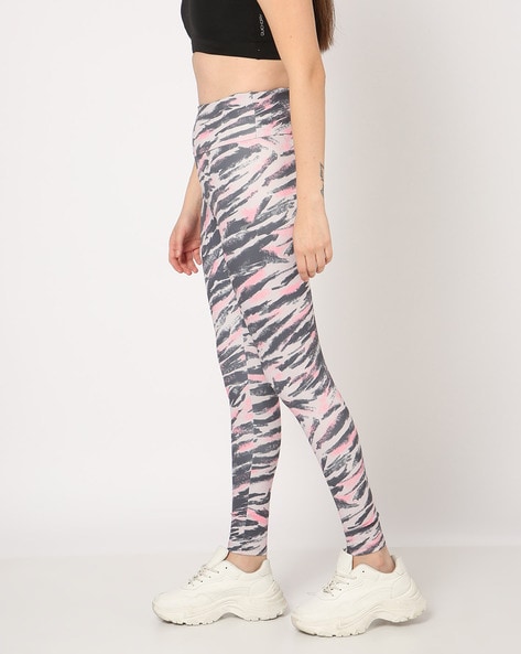 Mother's day jewelry MARIKA Black and Grey Abstract Print Capri Legging -  XS at ShopLC