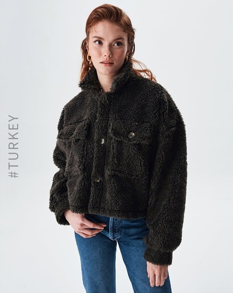 Jackets & Overcoats | Fluffy Jacket For Women | Freeup
