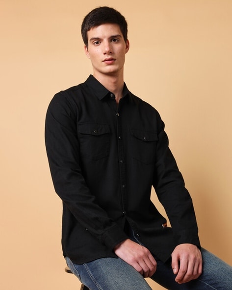 Wrangler Shirt with Flap Pockets