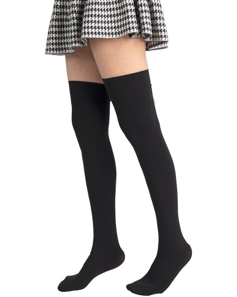 Buy eDESIRE Women Girls Thigh High Half Long Sheer Pantyhose Stockings  Socks Pants, Color- Black Online at Best Prices in India - JioMart.