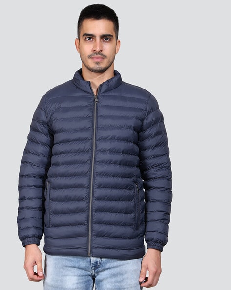 Buy Navy Blue Jackets & Coats for Men by Young Club Classic Online |  Ajio.com