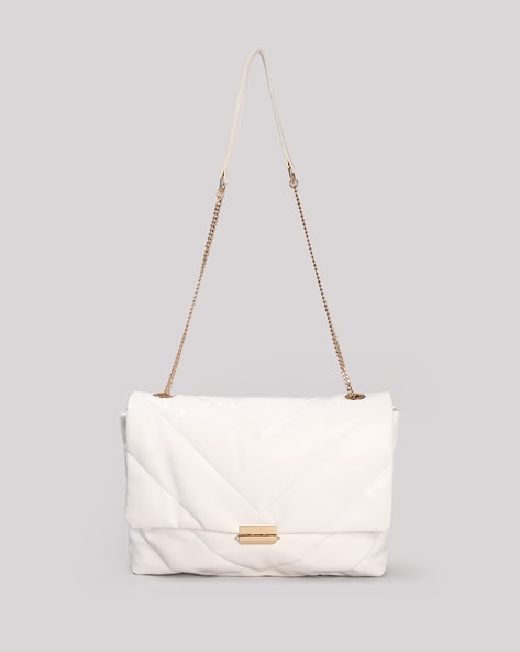 The Quilted Handbag - Off White