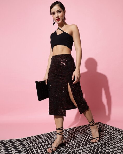 Sequin midi skirt 2024 7 little words