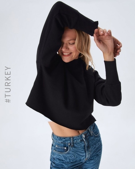 Buy Black Sweatshirt & Hoodies for Women by LTB Online