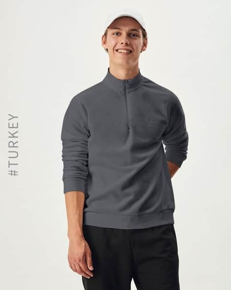 Buy Grey Sweatshirt & Hoodies for Men by LTB Online | Ajio.com