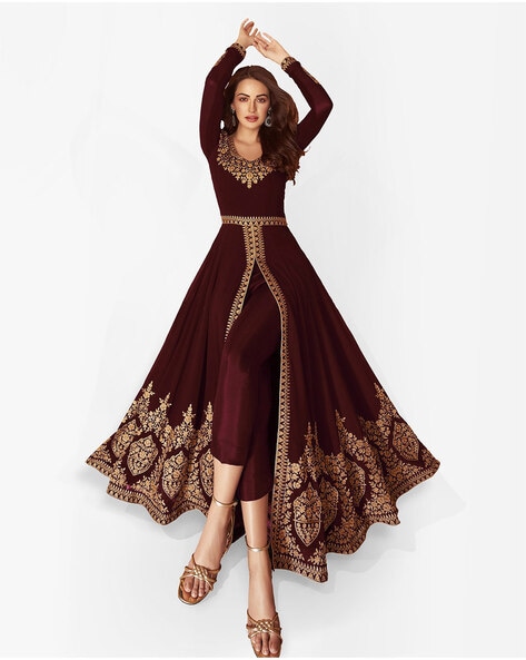 Semi stitched hotsell anarkali dress