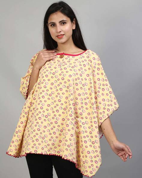 Printed Poncho with Taping Price in India