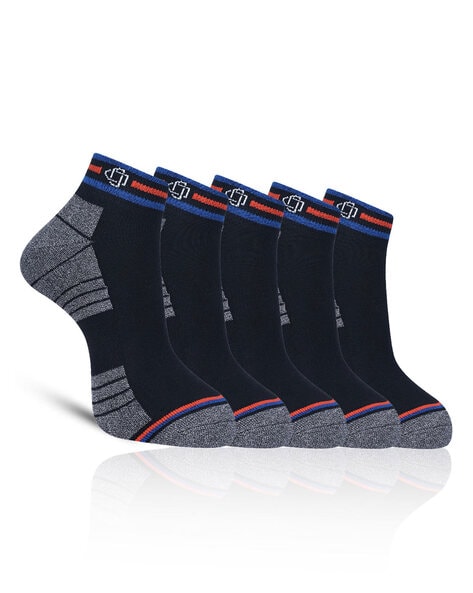 5-pack Sports Socks - Black - Men