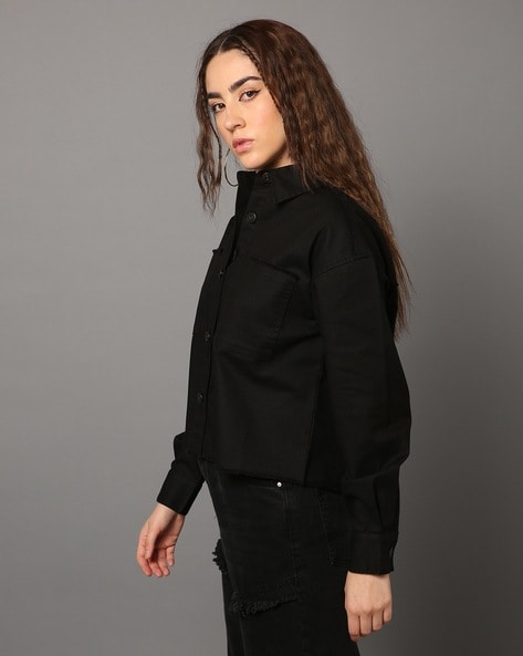 Buy Black Jackets & Coats for Women by Fyre Rose Online