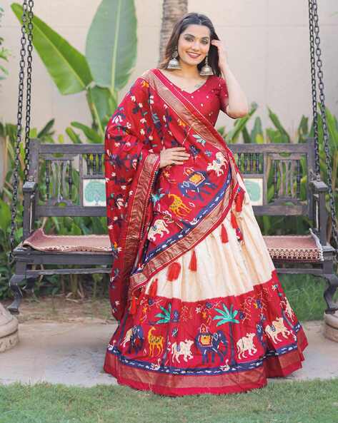 Maroon Velvet Embroidered Circular Lehenga Choli 182970