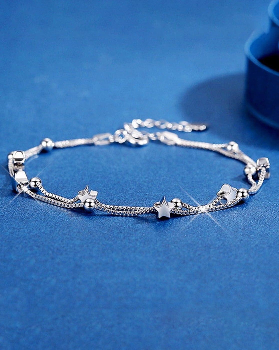 Taraash 925 Sterling Love Silver Bracelet For Women Girls