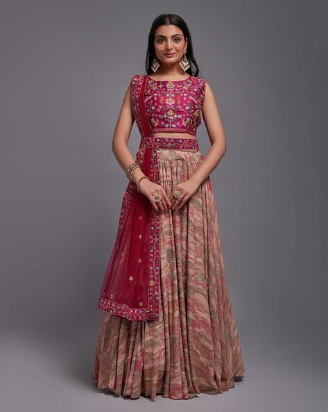 Reception Party Designer Lehenga Choli | Marriage Indian Dress