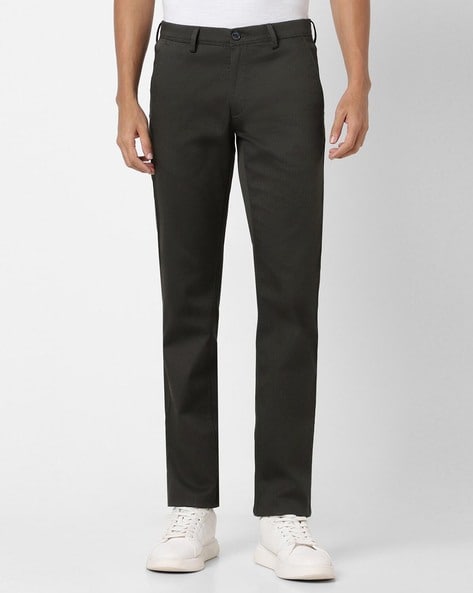 VAN HEUSEN Slim Fit Men Dark Blue Trousers - Buy VAN HEUSEN Slim Fit Men  Dark Blue Trousers Online at Best Prices in India | Flipkart.com