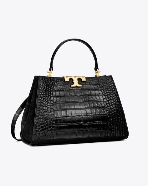 BÉIS 'The Large Work Tote' in Black Croc - Large Laptop Bag & Work Tote In Black  Croc