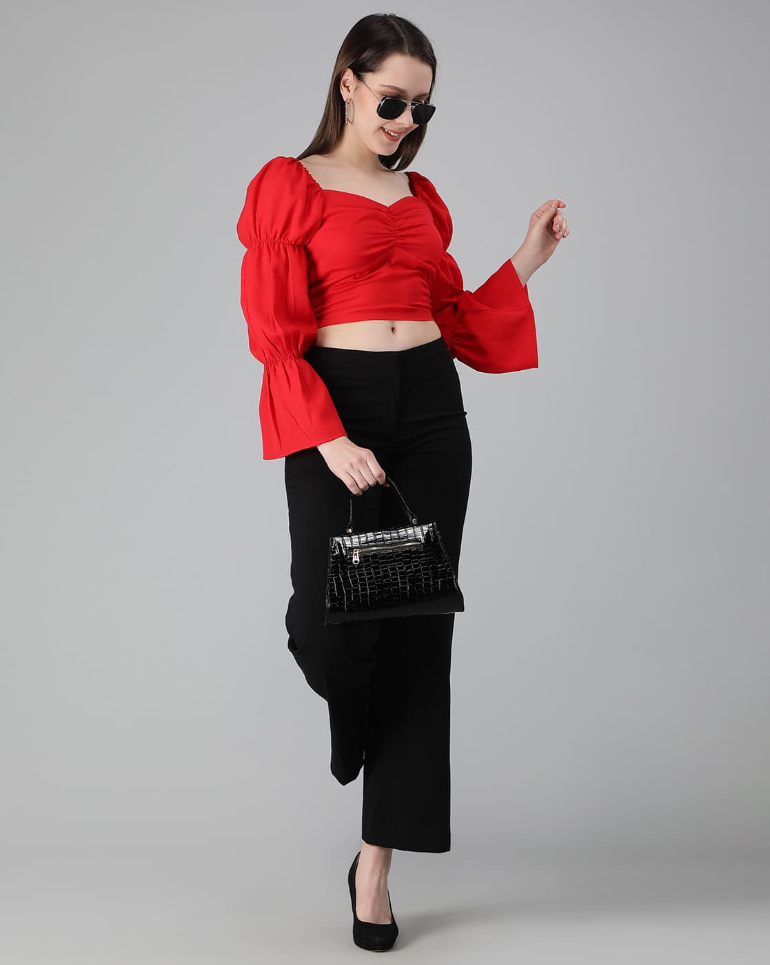 Buy Red Tops for Women by Drape And Dazzle Online | Ajio.com