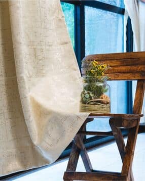 Printed Eyelet Window Curtain