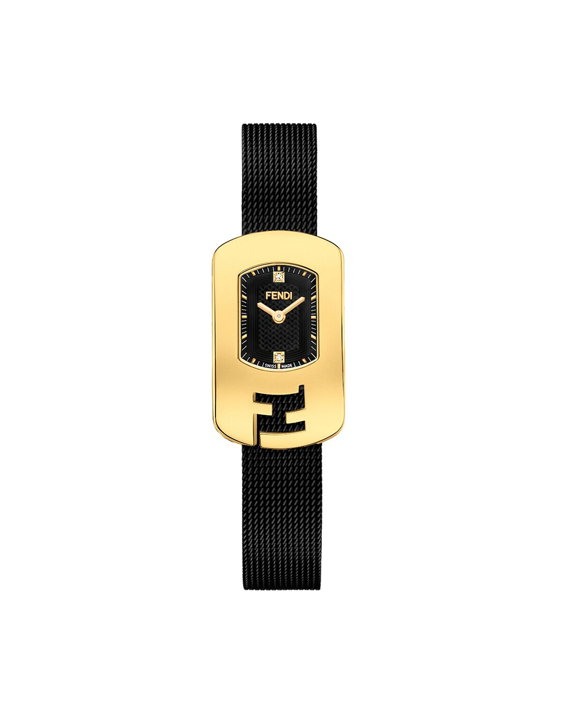 Striking Vintage Fendi Watch Gold Plated 400G Swiss Made Watch - Ruby Lane