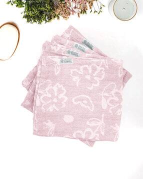 doctor towels Pack of 4 Banana Jacquard Floral Face Towel-picture-43