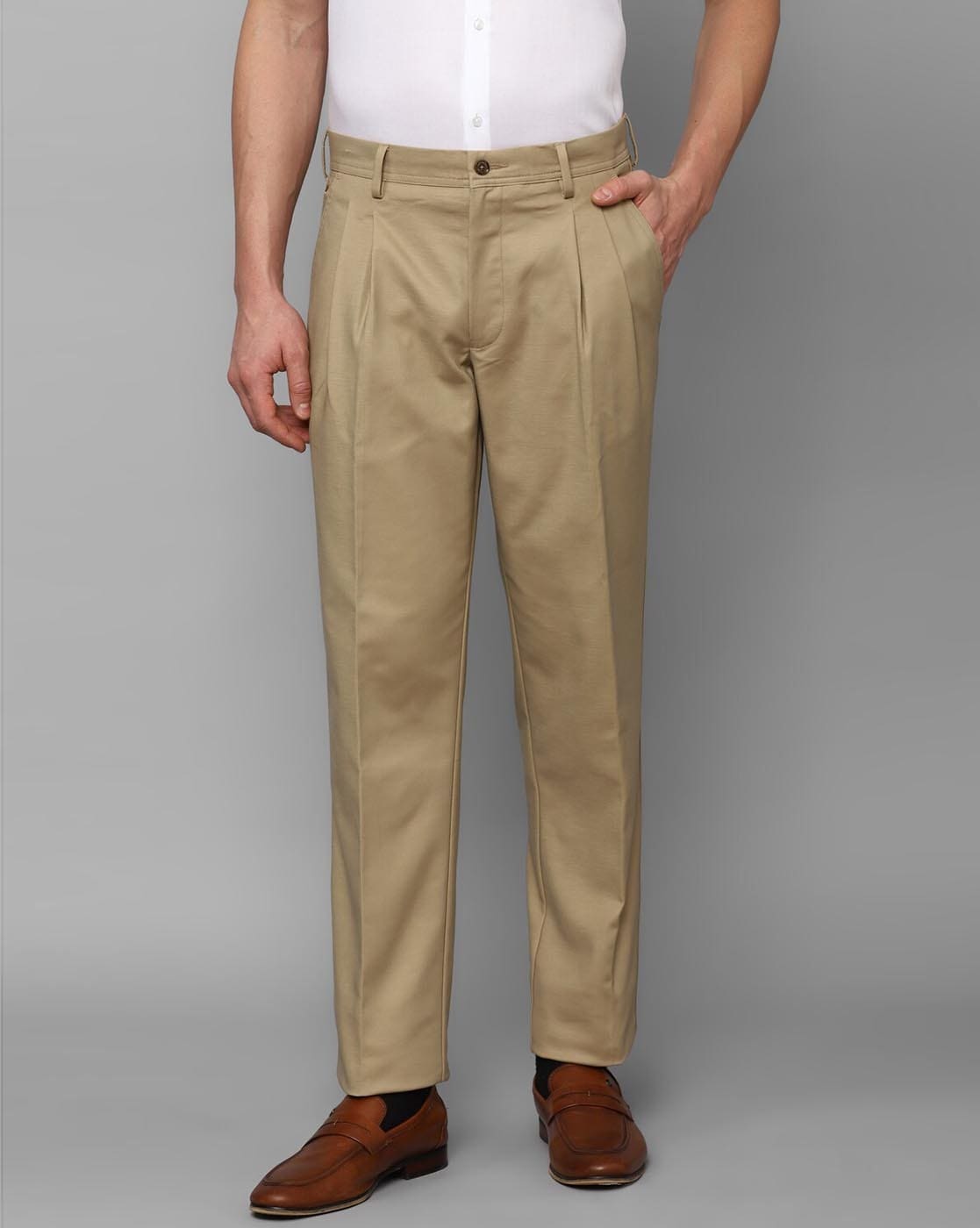 U.S. POLO ASSN. Slim Fit Men Khaki Trousers - Buy U.S. POLO ASSN. Slim Fit  Men Khaki Trousers Online at Best Prices in India | Flipkart.com