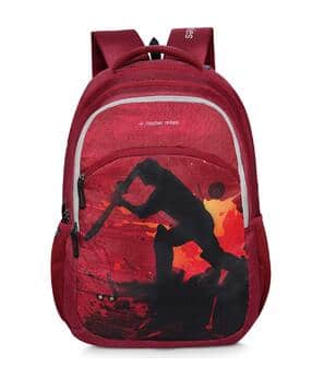 nasher miles Printed Backpack with Adjustable Straps-picture-27