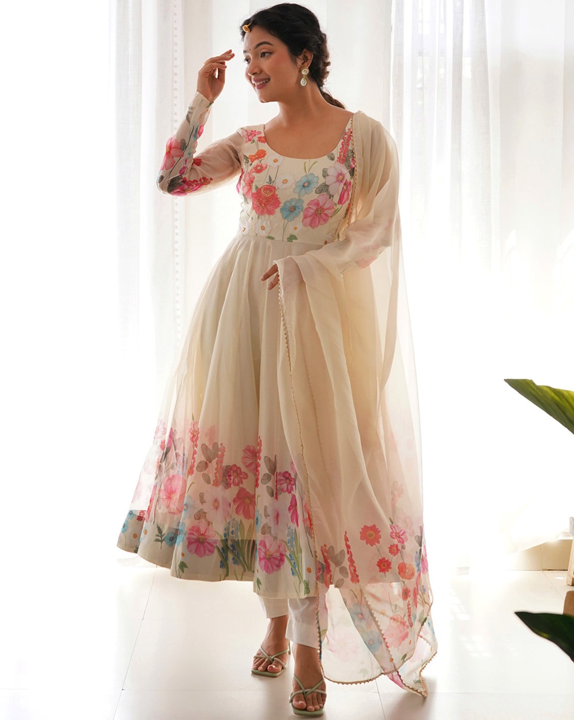 Anarkali dress shop below 500