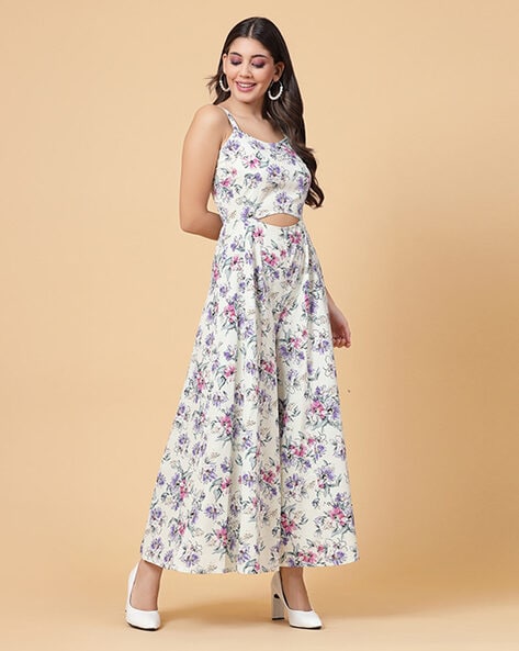 Floral jumpsuit formal online