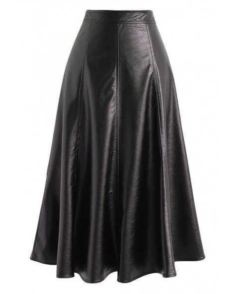 Buy Leather Skirt Online In India -  India