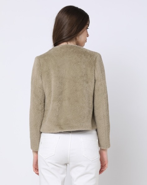 Buy Beige Jackets & Coats for Women by Fig Online