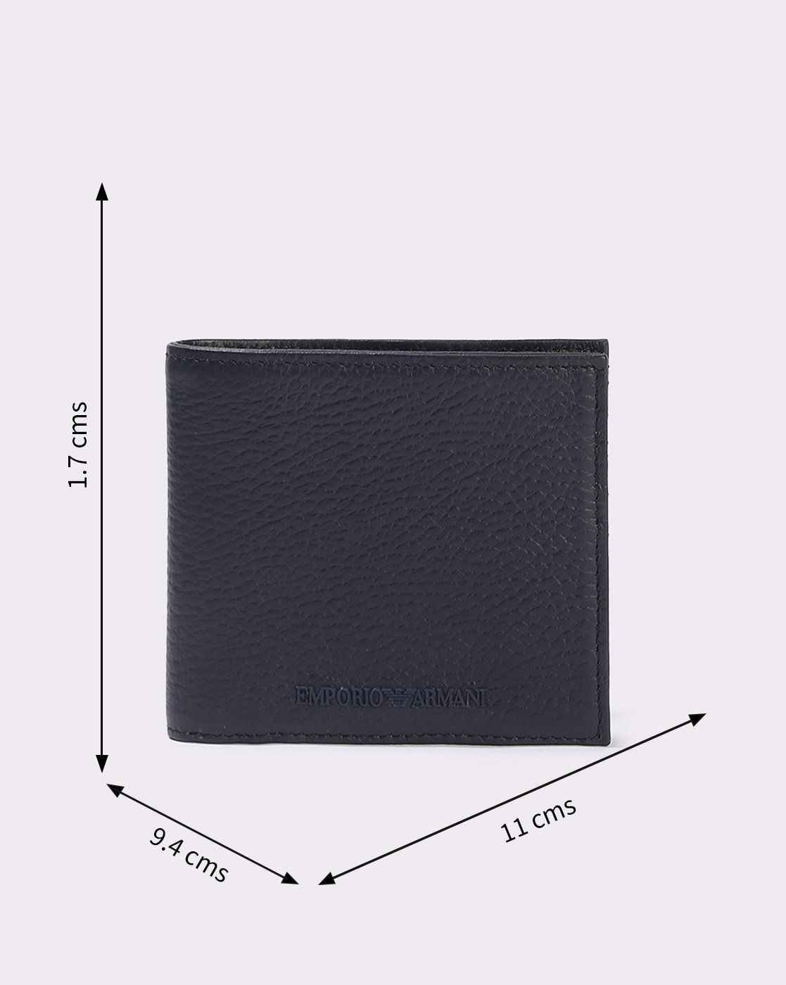 Emporio Armani Black Leather Signature Men's Bifold Wallet Coin Pocket |  Wallet, Leather wallet mens, Wallet men