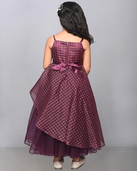 Purple Net Gown | Stylish Graceful Women Gowns