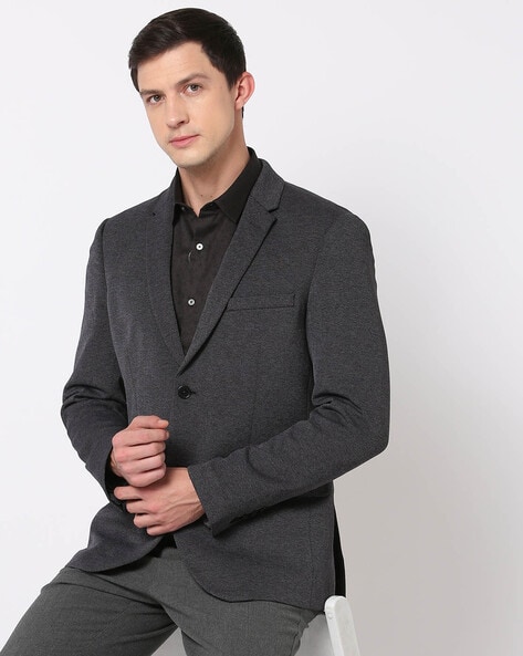 John Players Slim Fit Single-Breasted Blazers