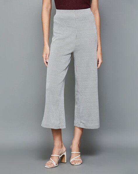 ASOS DESIGN kick flare pants in grey marl - ShopStyle Wide-Leg Trousers