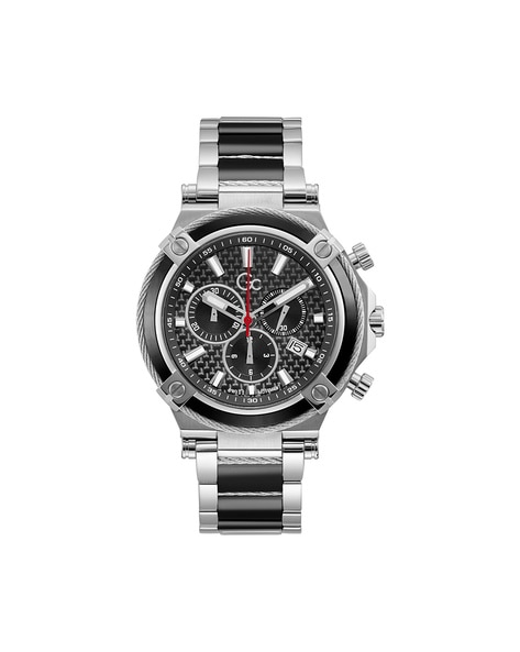 Buy Black & Silver-Tone Watches for Men by GC Online | Ajio.com