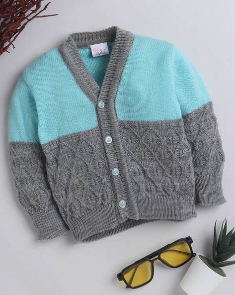 Grey baby boy sales cardigan