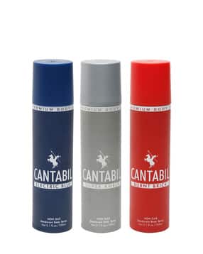 cantabil Set of 3 Men Deodorant Body Sprays - 450 ml-picture-13