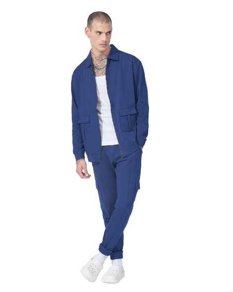 Tracksuit with online blazer