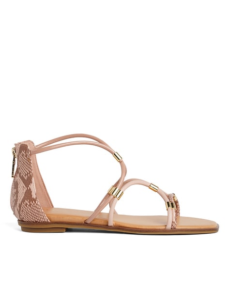 Aldo Rose Gold Sandals | Rose gold sandals, Gold sandals, Gold flat sandals