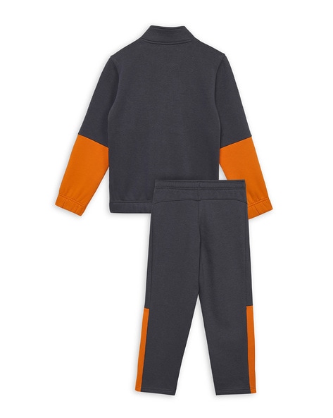 Grey and orange cheap sweatsuit