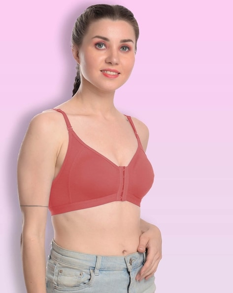Buy Pink & Beige Bras for Women by Clothonics Online