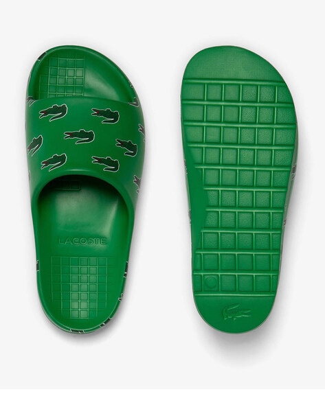 Lacoste slide slippers hot sale