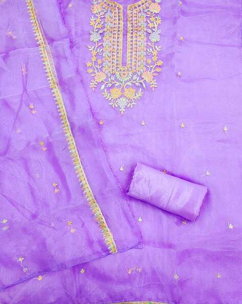 Buy Multicoloured Dress Material for Women by Sun Kalamkari Online | Ajio .com